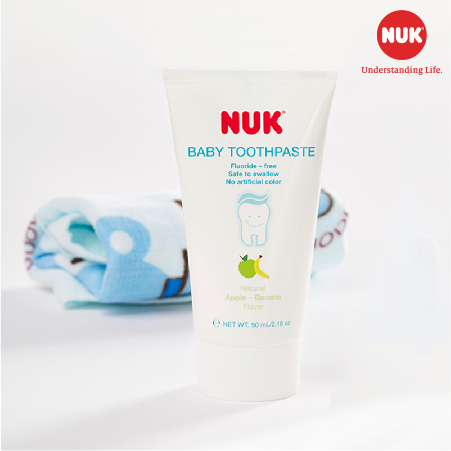 KEM ĐÁNH RĂNG TRẺ EM NUK KHÔNG FLOURIDE 3-36 THÁNG (50ML)