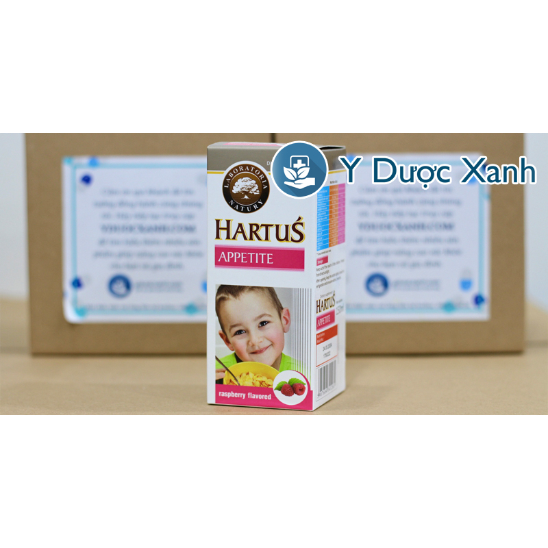 [Hàng Công Ty] HARTUS APPETITE, 150ml, Siro hỗ trợ ăn ngon - Y Dược Xanh