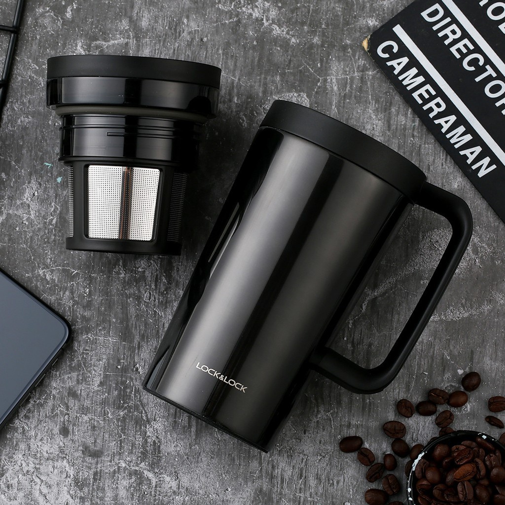 Ly giữ nhiệt Lock&Lock Coffee Filter Mug 580ml LHC4197BLK (màu đen)