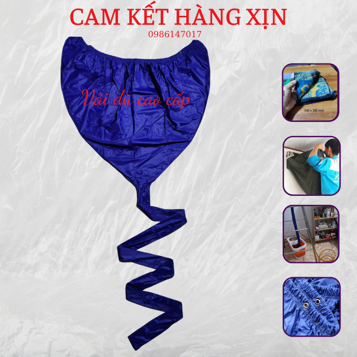 áo trùm vệ sinh máy lạnh áo rửa máy lạnh ( tặng khăn lau)
