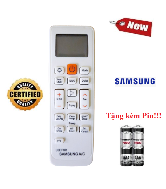 Điều khiển điều hòa Samsung các dòng 1 &2 chiều 9000BTU 12000BTU 18000BTU- Hàng tốt