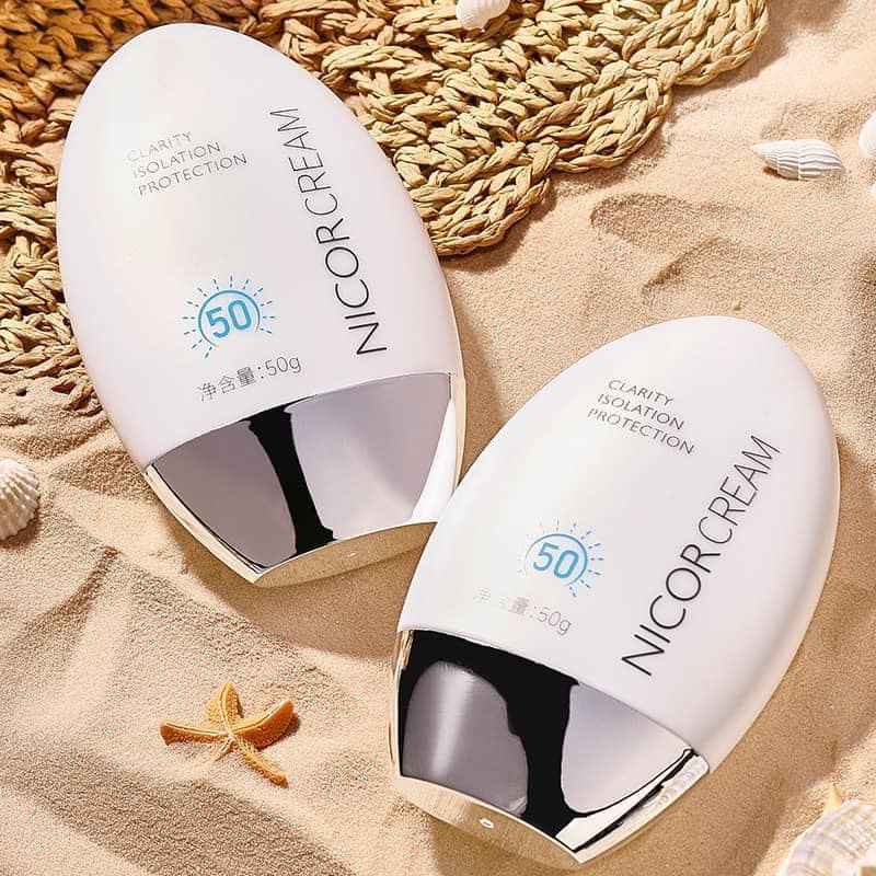 Kem Chống Nắng 50 SPF Nicor, Kem chống nắng trắng da, dưỡng ẩm, kiềm dầu
