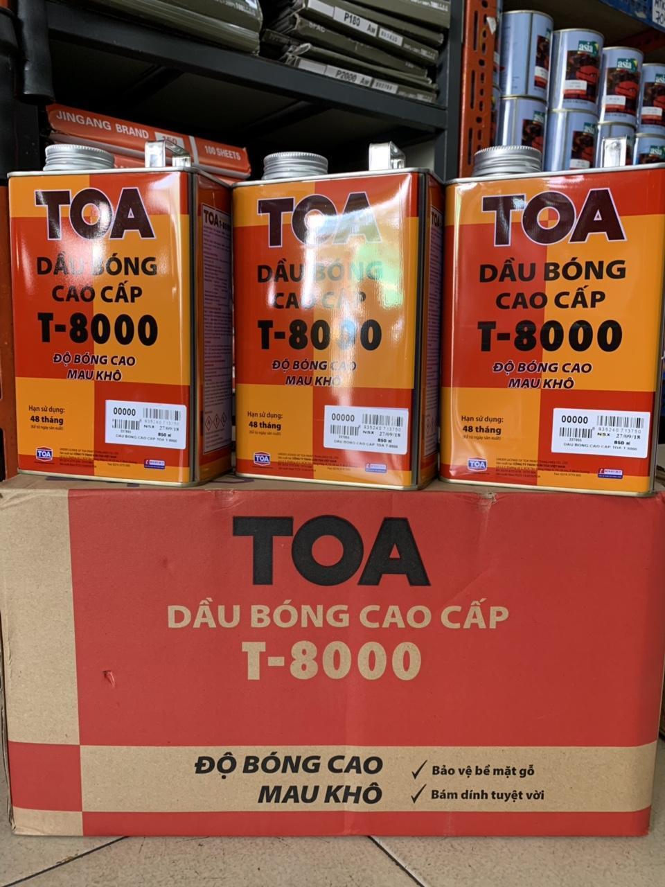 Dầu bóng cao cấp  Toa T-8000 (875ml)