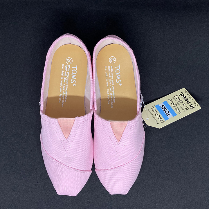 [HCM]Giày toms HỒNG 2020 PINK(Đế cao su đúc)