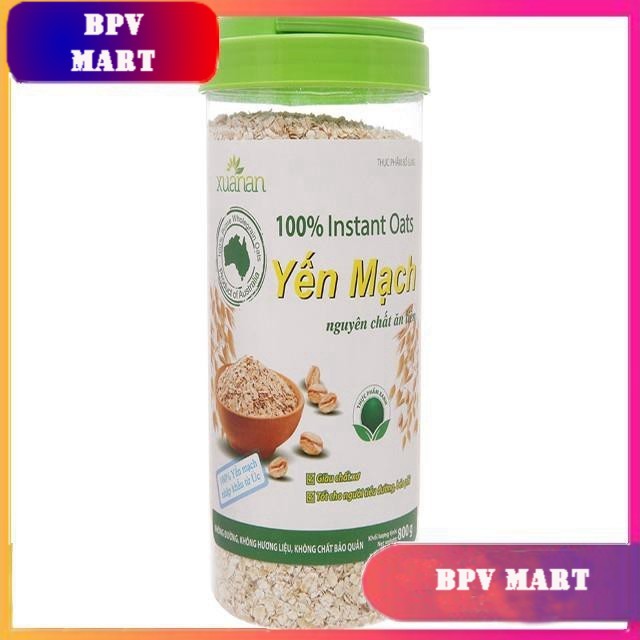 >> SO SÁNH GIÁ YẾN MẠCH NGUYÊN CHẤT XUÂN AN HŨ 800G | Shopee Lazada Sendo Tiki 84 Yến mạch nguyên chất ăn liền Xuân An hộp 800g SỮA ĂN SÁNG BÁNH ĂN SÁNG BÁNH BỘT YẾN MẠCH - BPMart