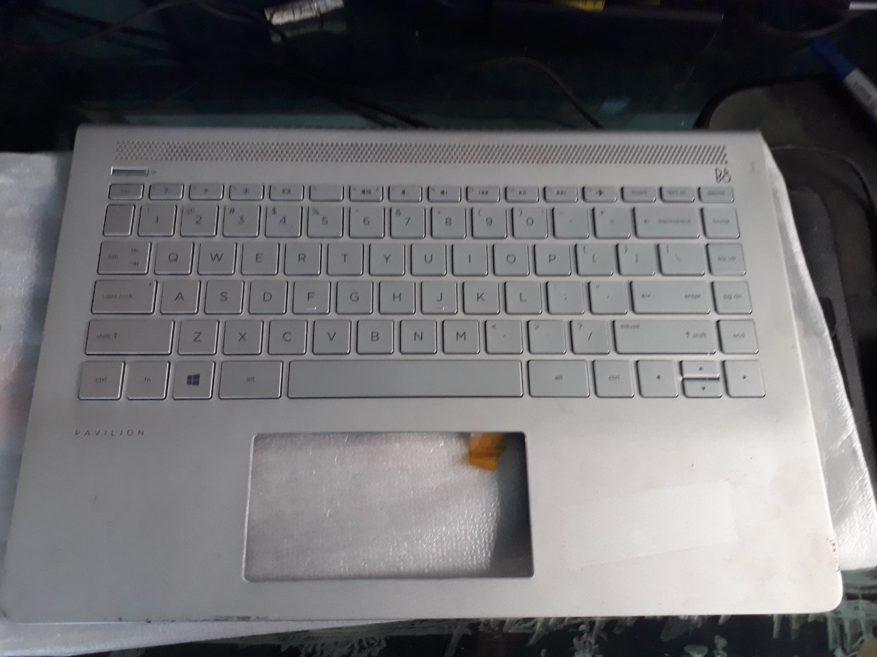 [HCM]VỎ MẶT C + KEYBOARD HP 14-BF SERIES (AM22R000400) CŨ THÁO MÁY (VỎ XẤU, PHÍM OK)