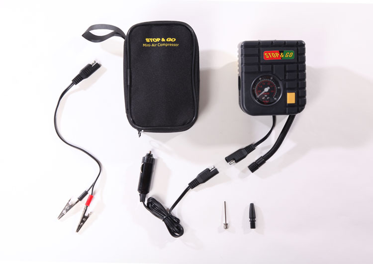 Bộ bơm lốp xe máy Stop&Go (hàng chính hãng Mỹ)