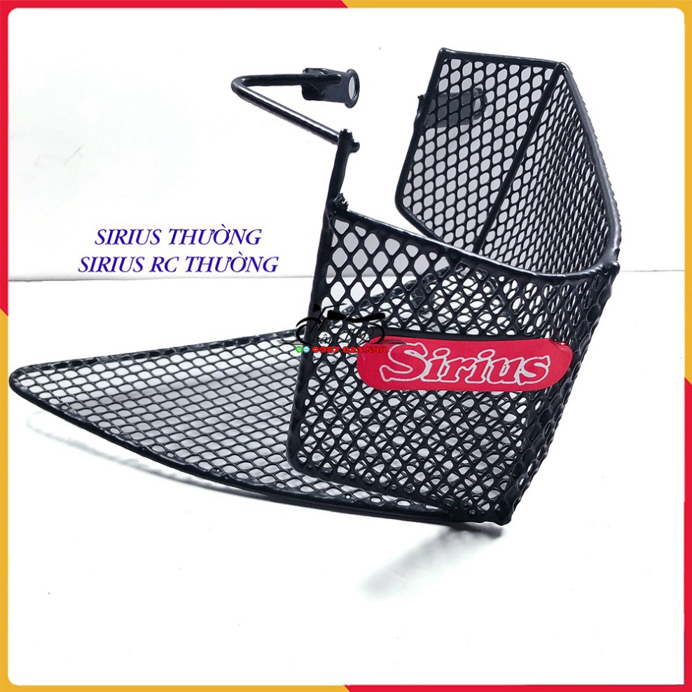 Rổ hông - giỏ cạnh gắn sirius , wave, exciter , rsx , blade sp tự chụp