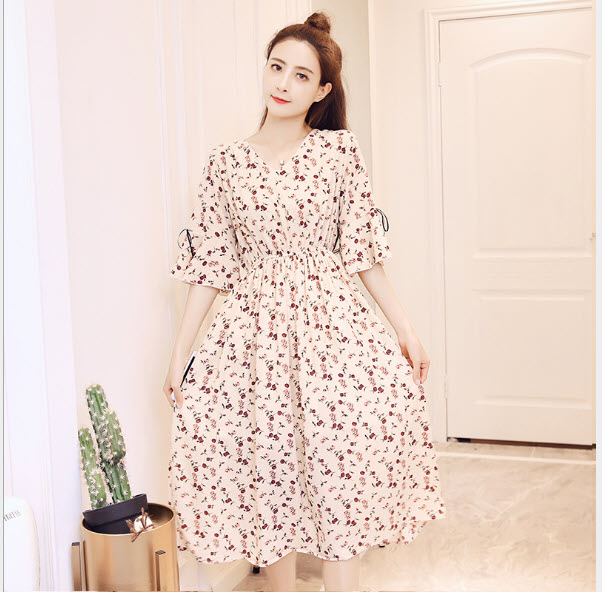 Váy bầu,sau sinh cho con bú hoa mơ (ẢNH THẬT)
