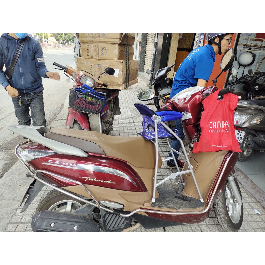 Ghế cho bé ngồi xe Lead , Ghế đi xe máy
