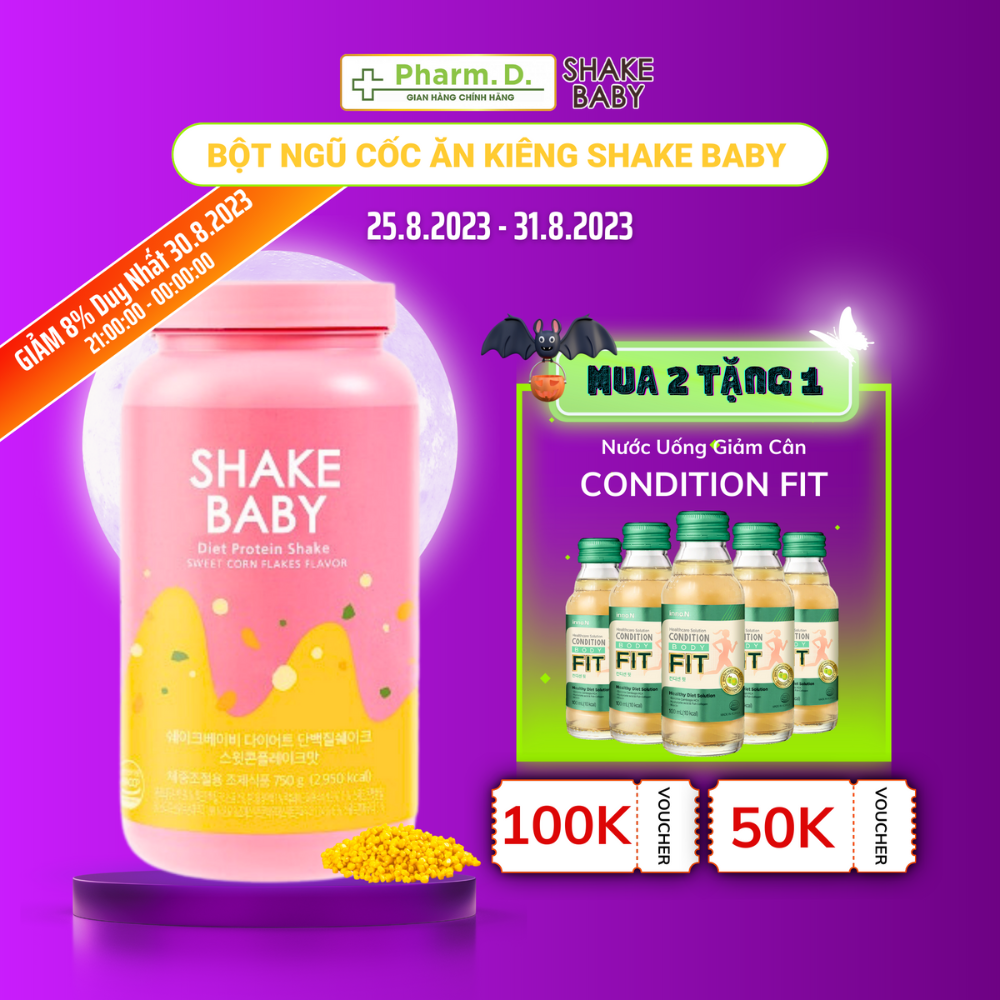 Bột Ngũ Cốc Ăn Kiêng Diet Formular Protein SHAKE BABY 750g Hỗ Trợ Giảm Cân - Hàn Quốc
