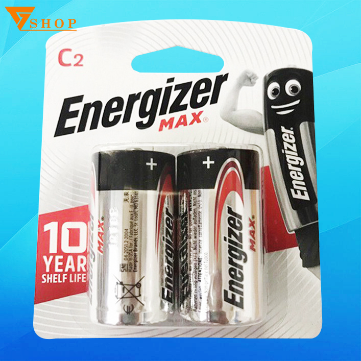 Pin Energizer C, Pin Trung E93 1.5v chính hãng
