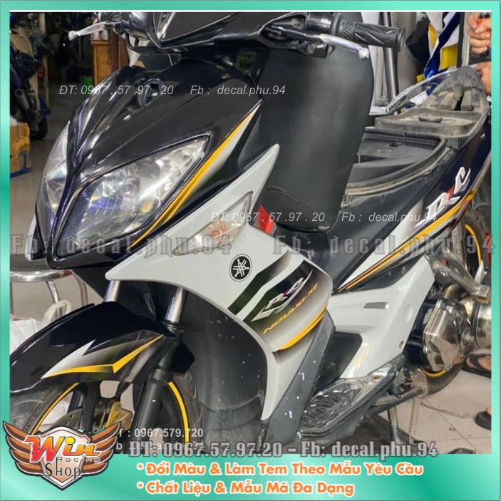 Tem rời Novo Rc Trắng đen vàng