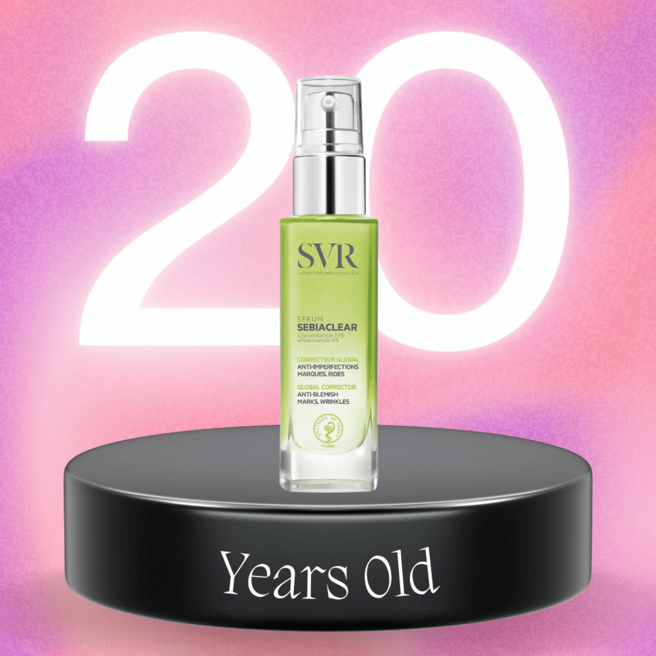 Tinh chất serum giảm mụn, mờ thâm svr sebiaclear serum 30ml