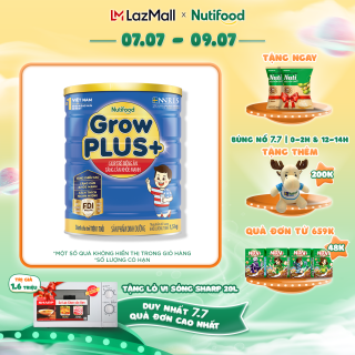 Sữa bột GrowPLUS+ (Xanh) trên 1 tuổi (Lon 1.5kg) thumbnail