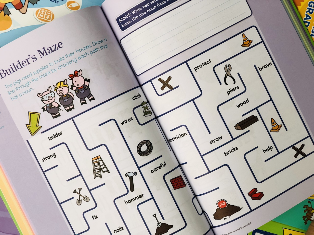 Sách Summer Brain Quest 1&2 ( 6 - 7 Tuổi ) - Nhà Sách Á Châu Books