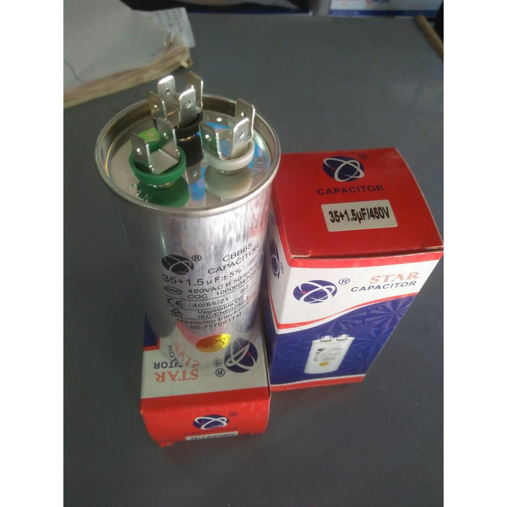 Combo 2 tụ điều hòa 3 chân 50+5UF