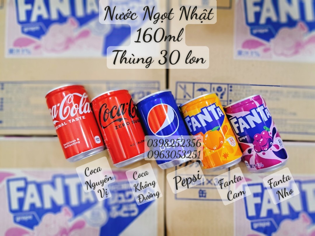 Nước Ngọt Coca Nhật Mini - 160ml (  1 lon)