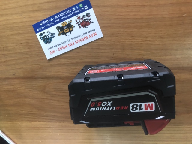 [HCM]Pin đóng milwaukee m18 5ah