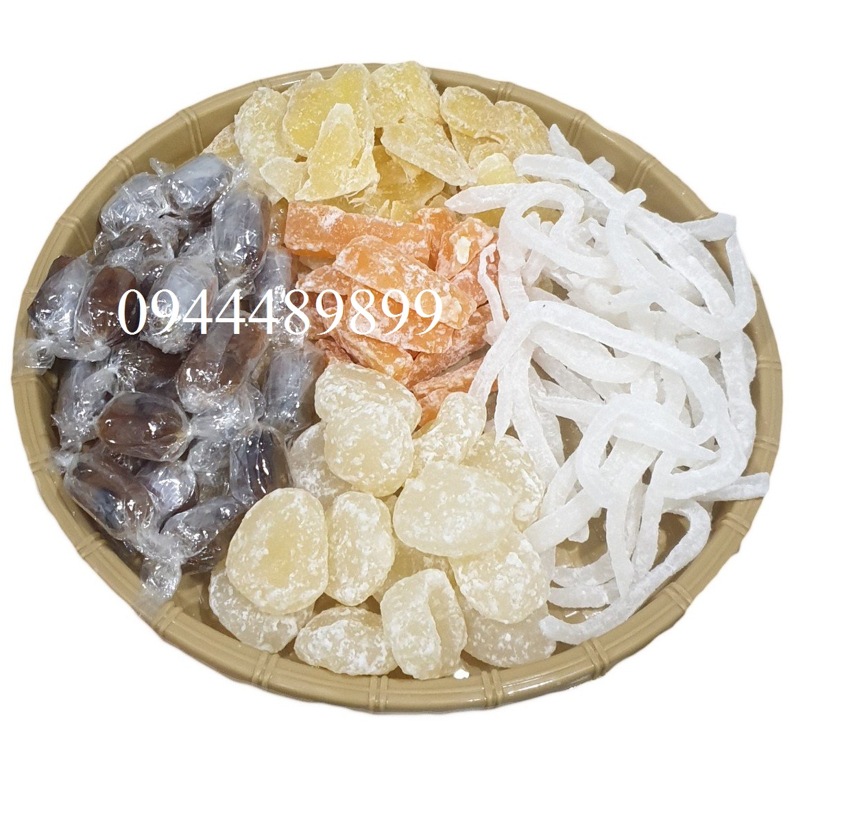 [Quà Tết 2022] Mứt dừa non đặc biệt 500g - mứt tết - đồ ăn vặt
