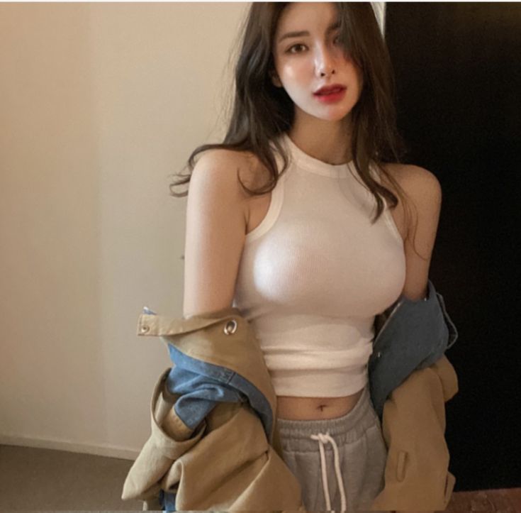 Áo Thun Ba Lỗ Nữ - Thun gân co giãn tốt