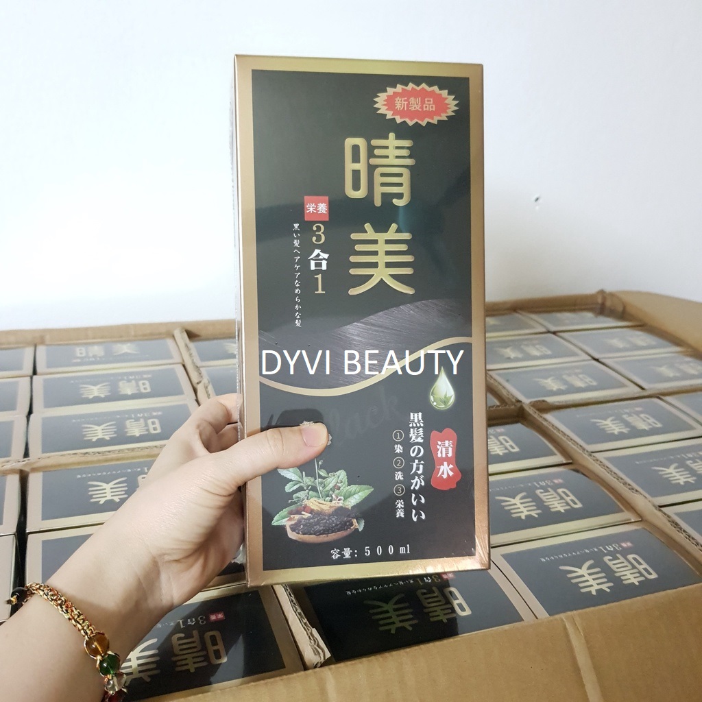 Komi Dầu Gội Đen Tóc Bạc Của Nhật Bản