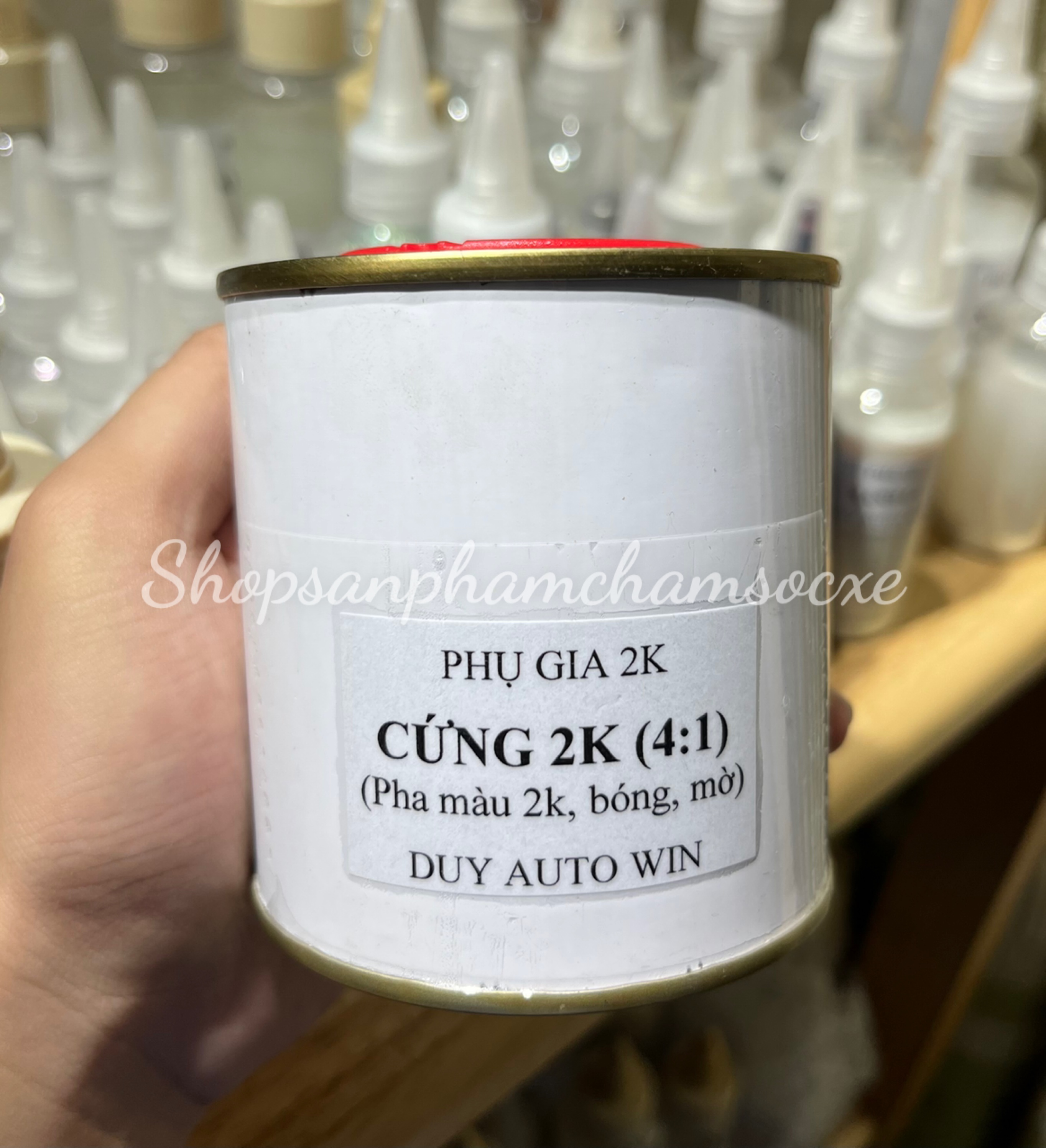 Sơn màu trắng pha lê nha96p honda ab - sơn 2k