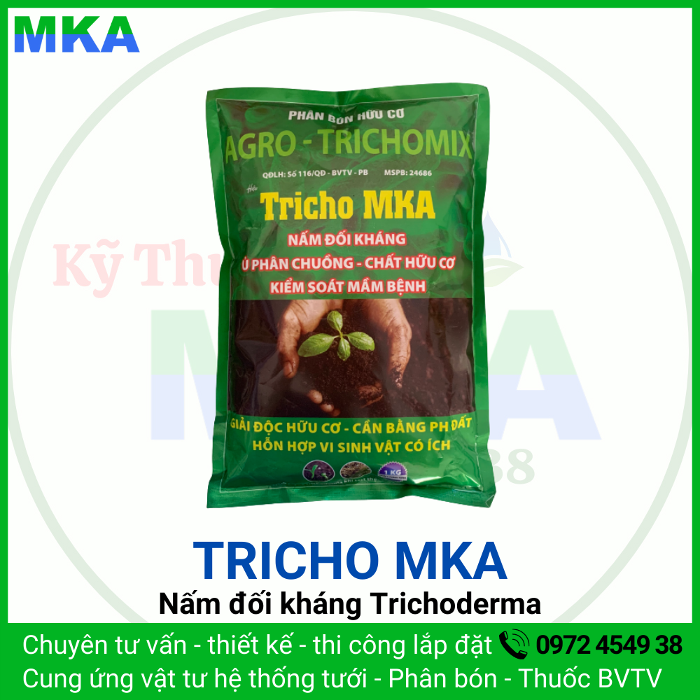 Tricho Mka, a Trichoderma Antagonistic Fungus, Supplements Soil-Improving Microorganisms - 1kg
