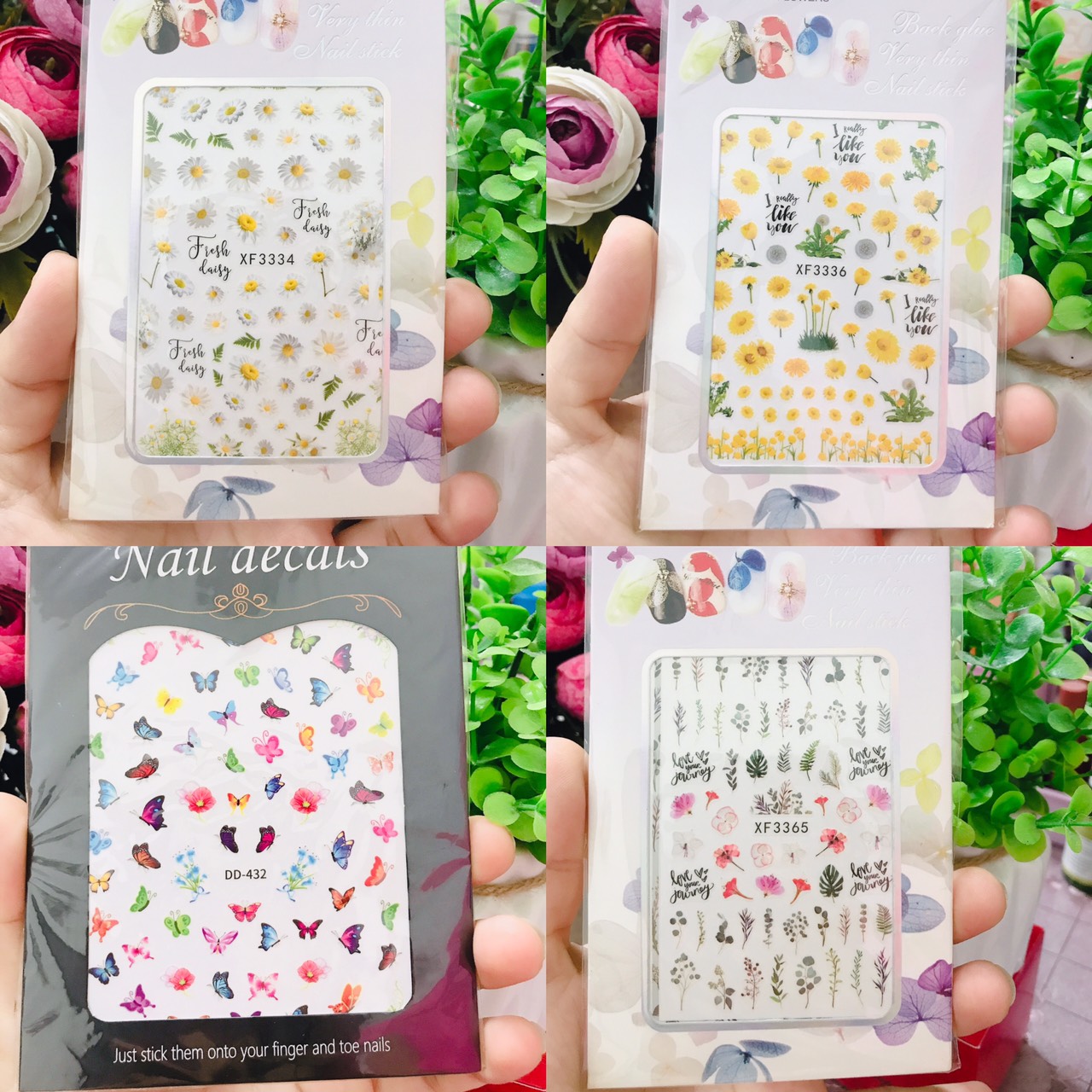 Miếng stick dán mong siêu cute dành cho NAil