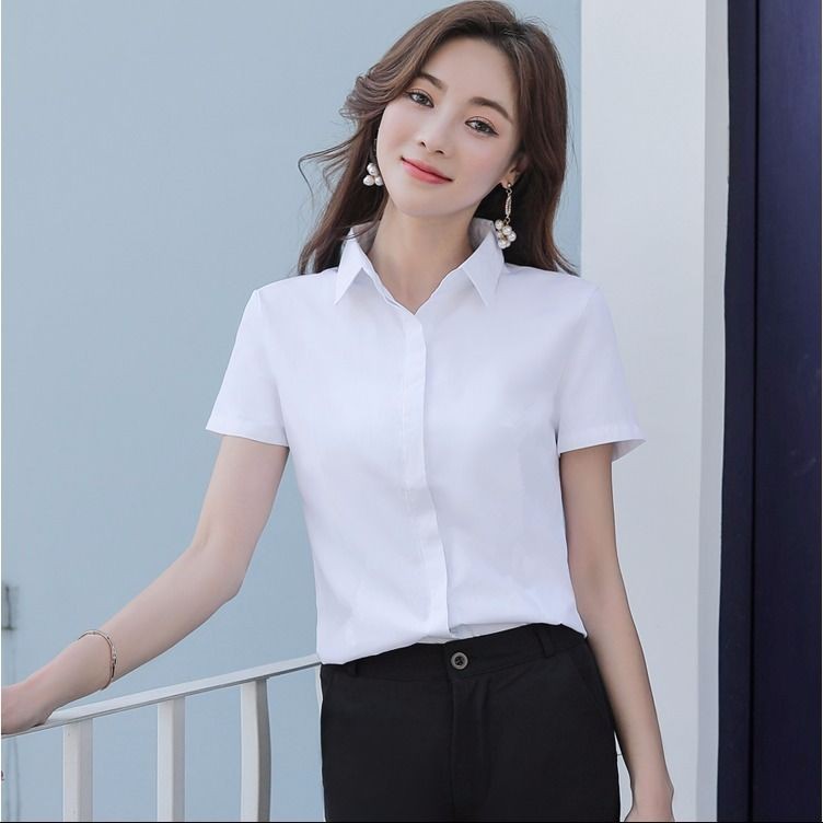 Áo sơ mi ngắn tay nữ chất đẹp