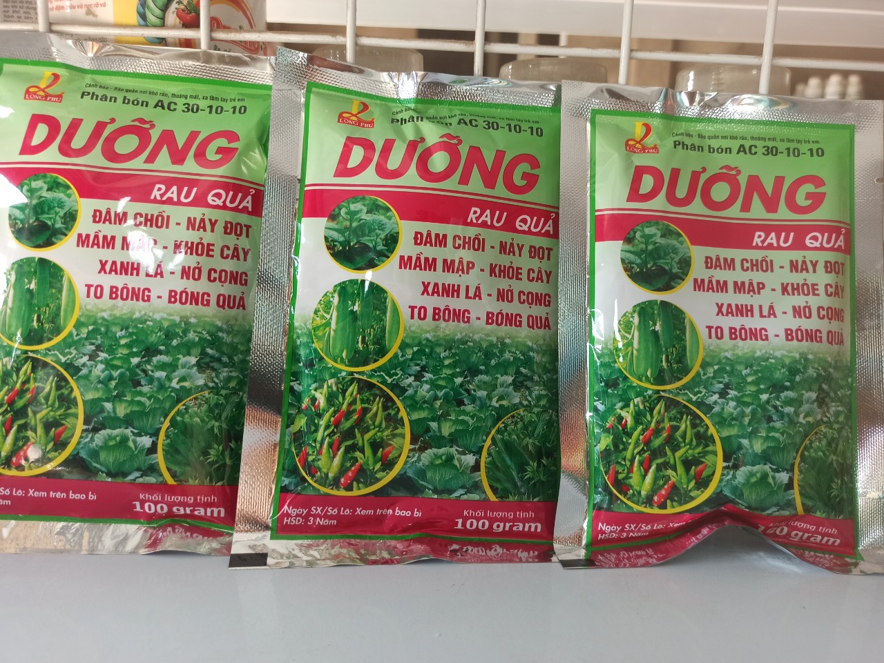 PHÂN BÓN AC 30-10-10 - DƯỠNG - Gói 100g