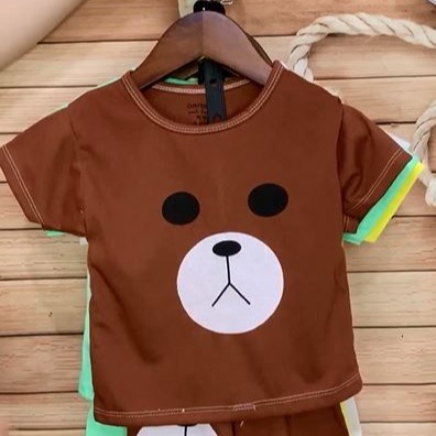 5 bộ đồ cotton 2 chiều mỏng mát cho bé trai bé gái