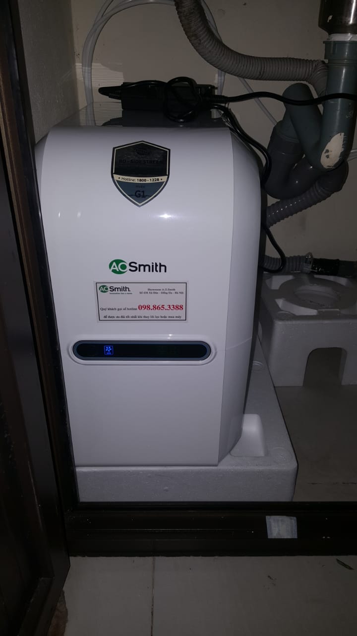 [Trả góp 0%]Máy lọc nước RO A.O.Smith AR75-A-S2 (Vòi điện tử)