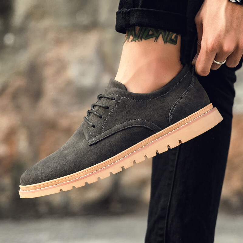 Giày Tây Da Lộn Nam Clarks - Durston Lace826