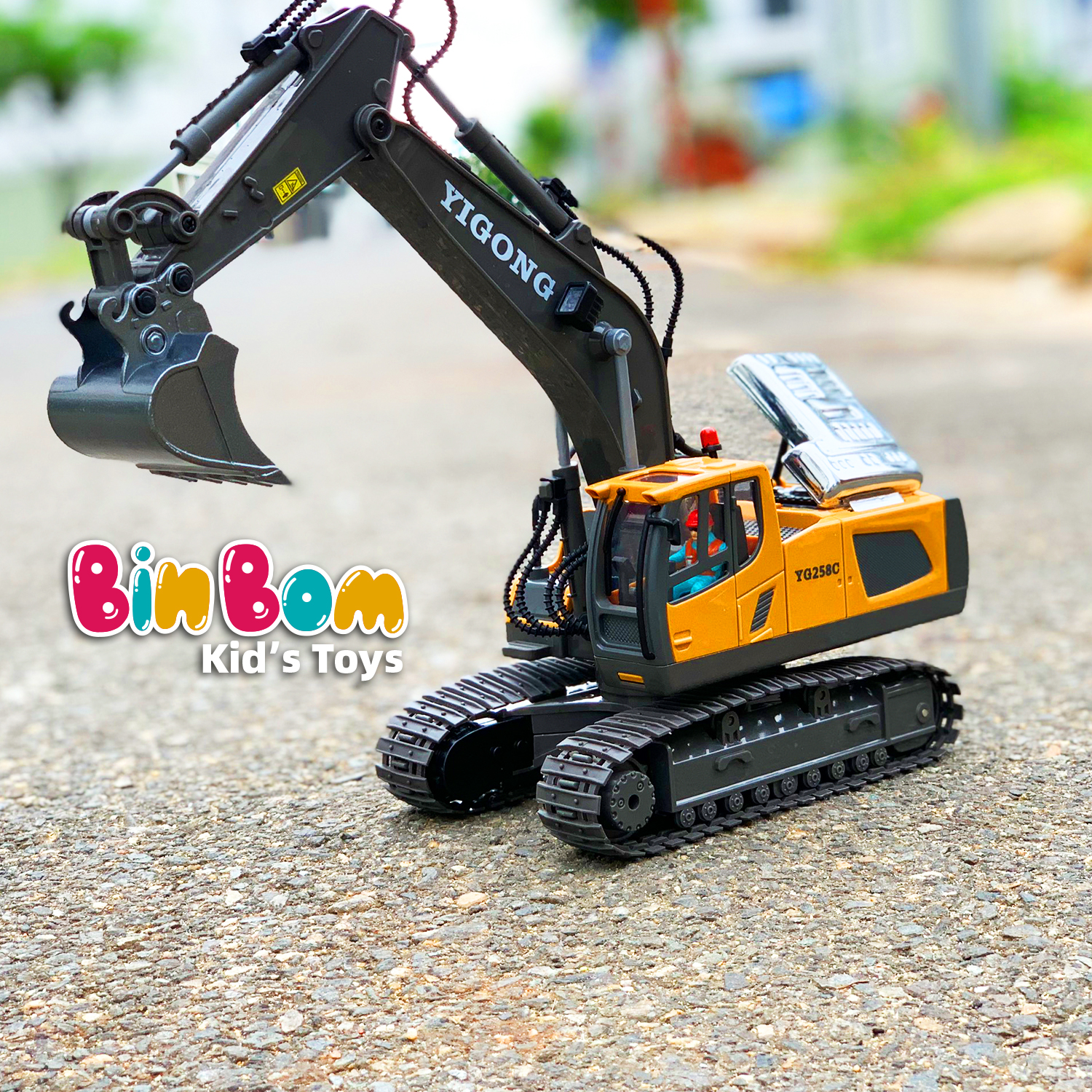 Bộ 3 xe công trình điều khiển