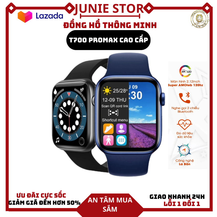 Đồng hồ thông minh T800 ProMax Watch series 8 chống nước nghe gọi 2 ...