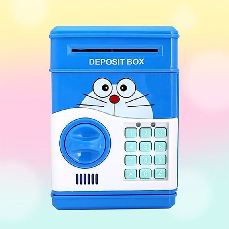 Két sắt nhựa đựng tiền cho bé - két sắt nhựa