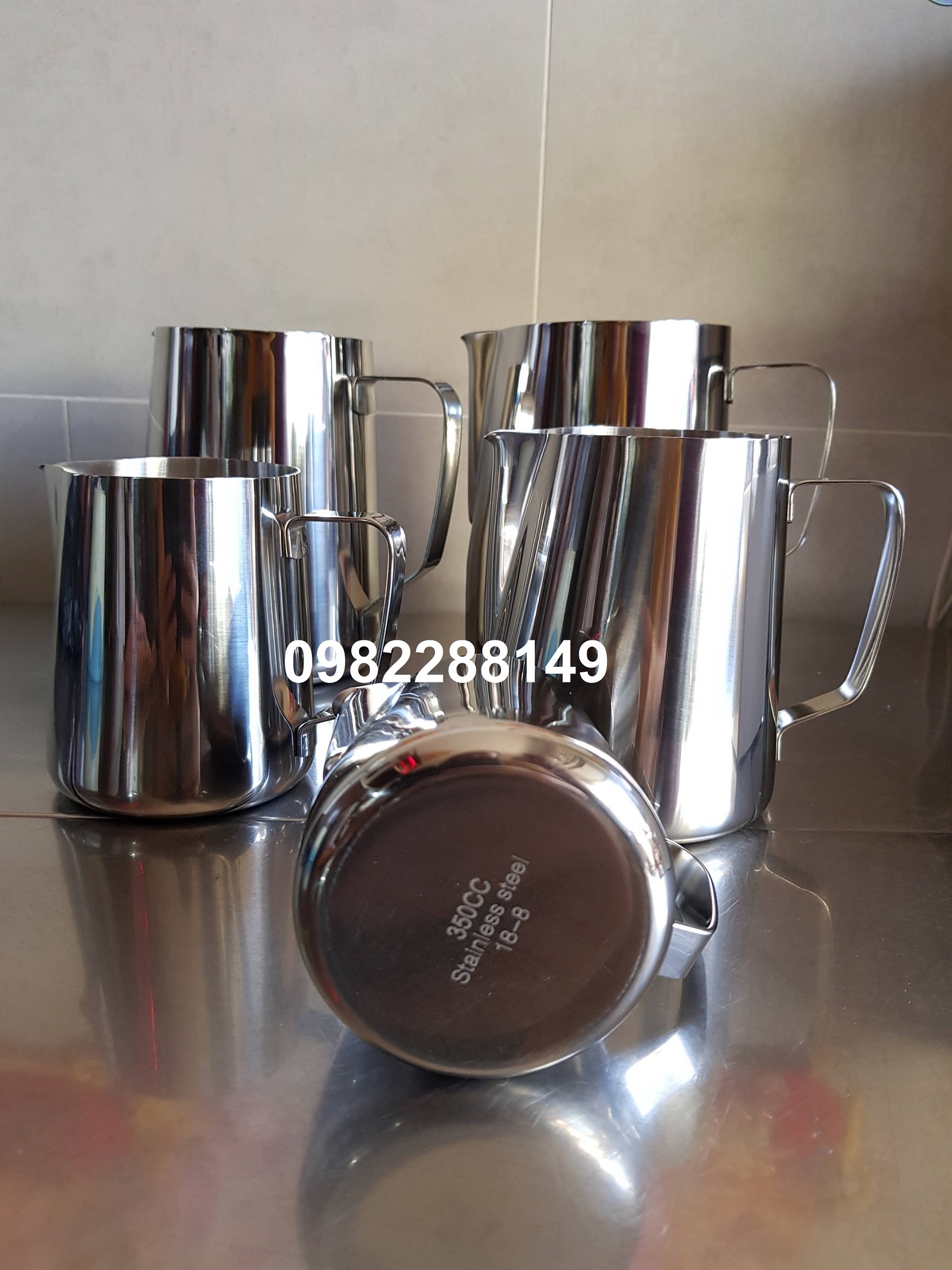 CA ĐÁNH SỮA INOX KHÔNG NẮP ĐỦ DUNG TÍCH