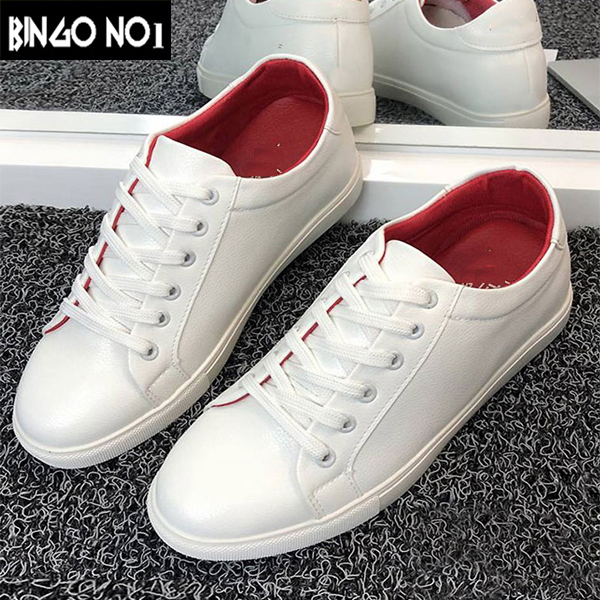 Giày thể thao nam trắng (hot trend) mã TVD