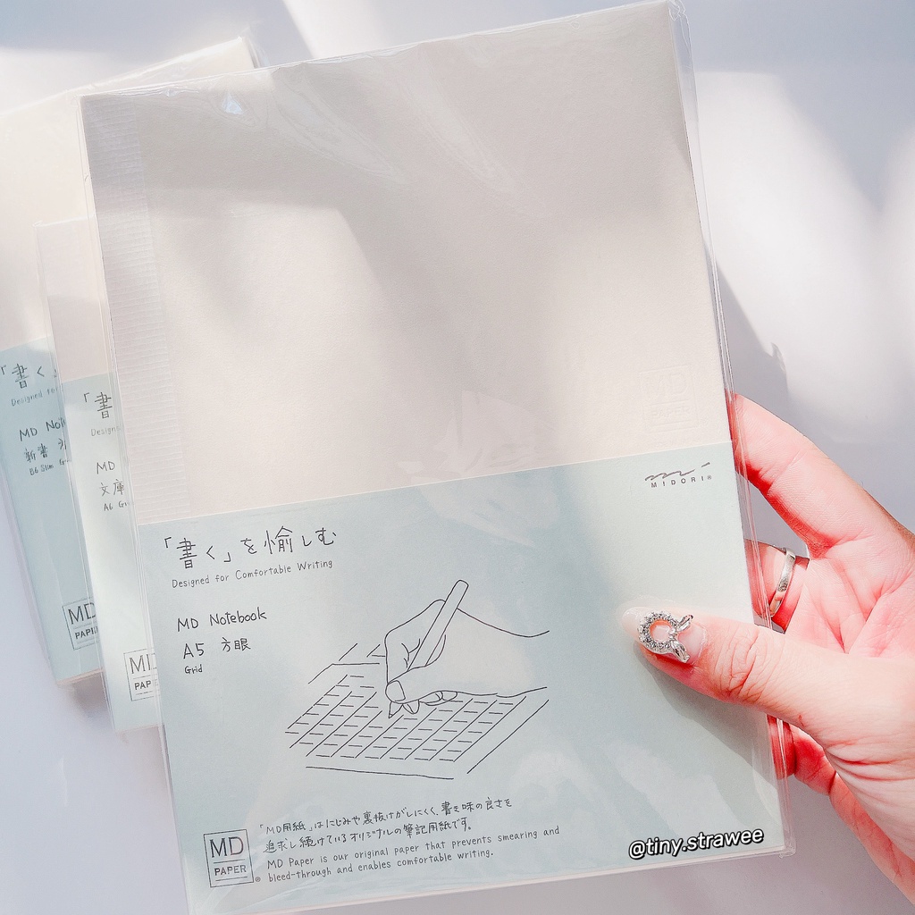 Sổ tay Midori Notebook Nhật ruột grid size A6/ B6 slim/ A5