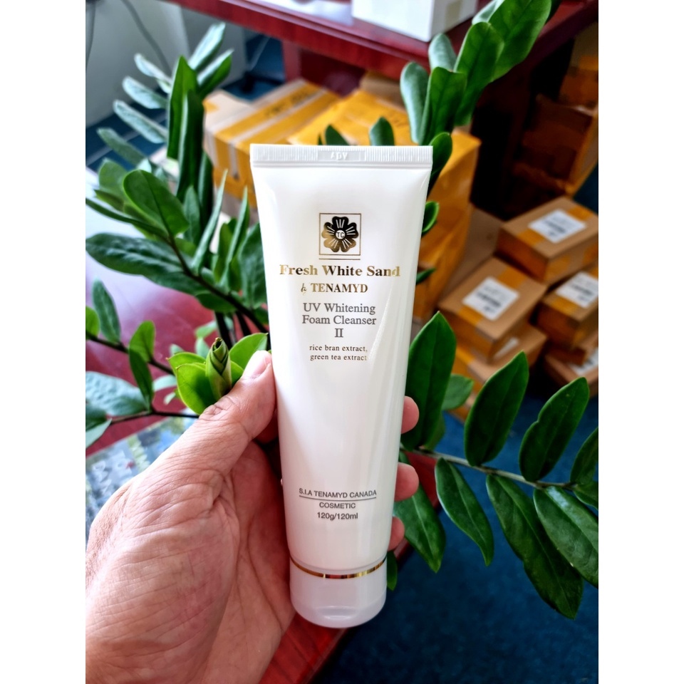 ☏  Sữa rửa mặt trắng da Fresh White Sand TENAMYD 120ml