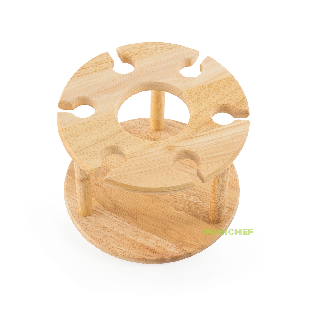 Kệ đựng ly và chai rượu Gỗ Đức Thành 27041K