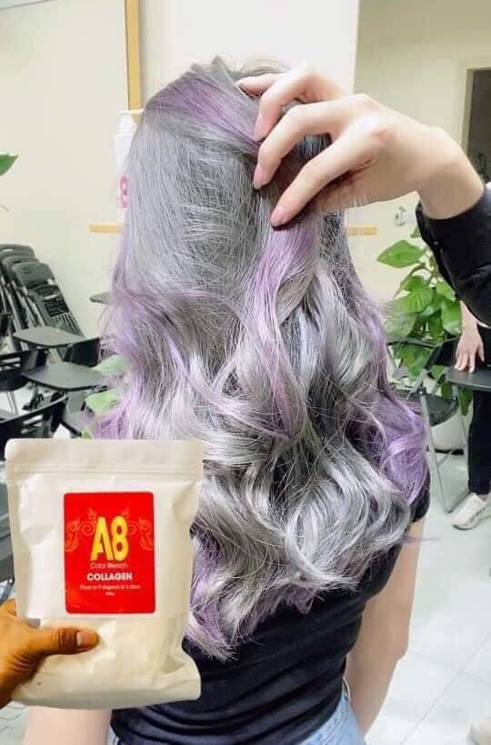 Bột tẩy tóc cao cấp A8 collagen hàng chuẩn công ty