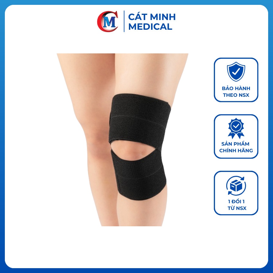 Đai hỗ trợ cố định đầu gối bonbone free knee supporter ki