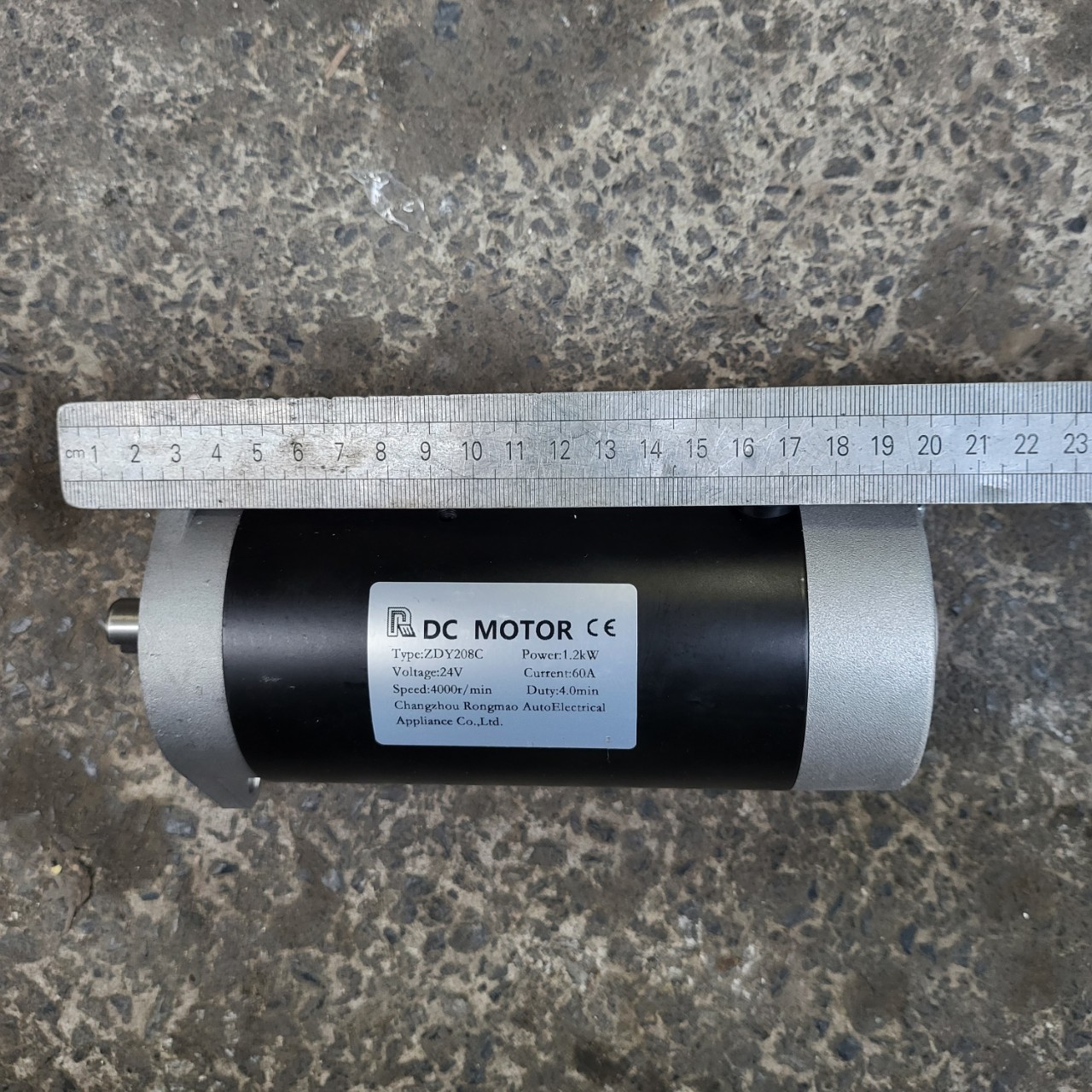 Motor DC 24v công suất 1200w