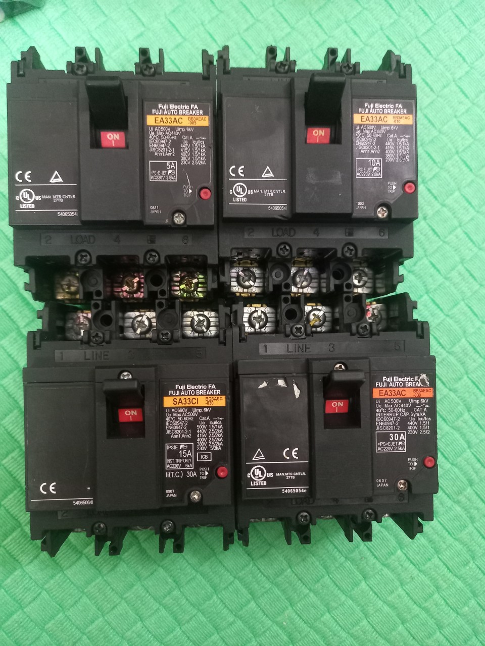 APTOMAT NHẬT BẢN 3 PHA  5A ĐẾN 100A 380V