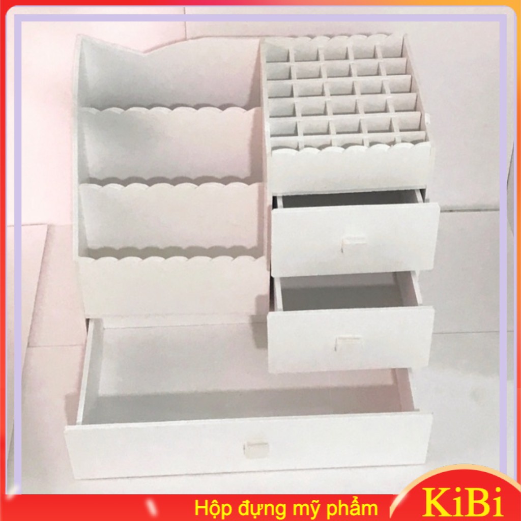 Kệ đựng Mỹ phẩm trắng sang trọng