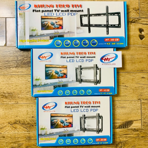 Giá treo tivi, khung treo tivi cố định 37-42inch hoàng thịnh, ht32 /ht42 /ht60