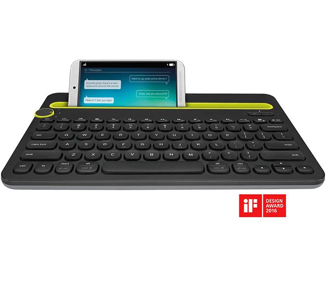 Bàn phím Bluetooth cho điện thoại, máy tính bảng Logitech K480