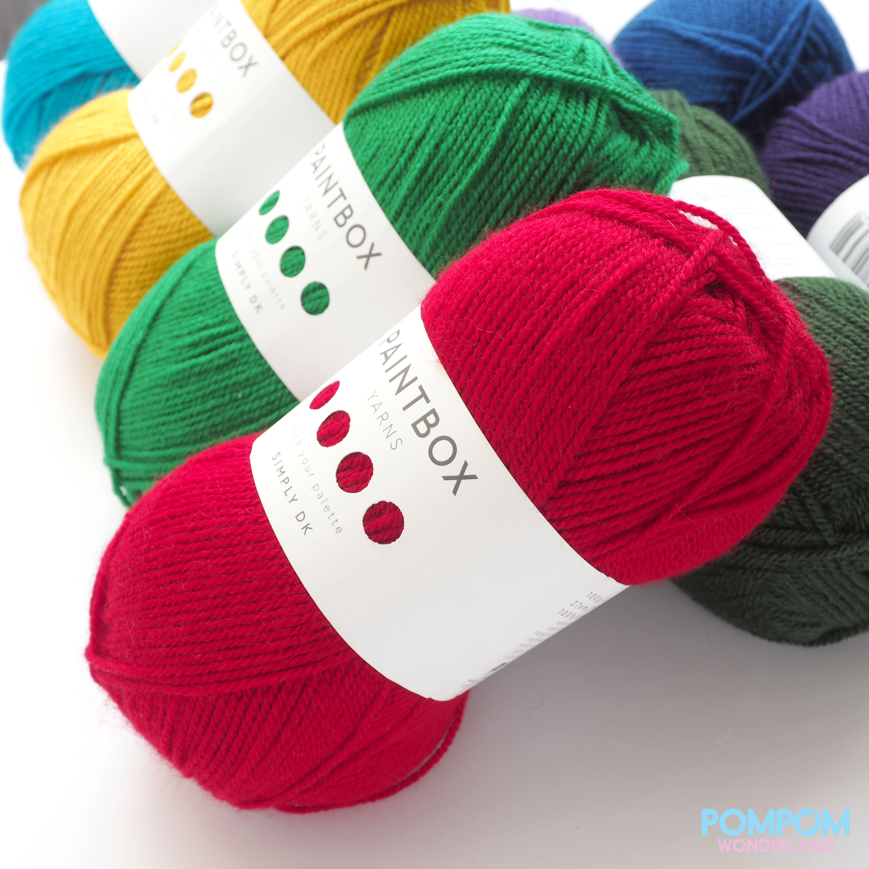 Len sợi Acrylic Paintbox Yarns Simply DK (Tông màu đậm)